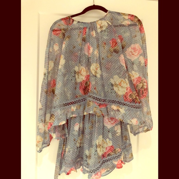 Zimmermann Dresses & Skirts - Zimmerman Open Back Silk Romper